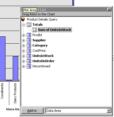 create a pivot chart step 1