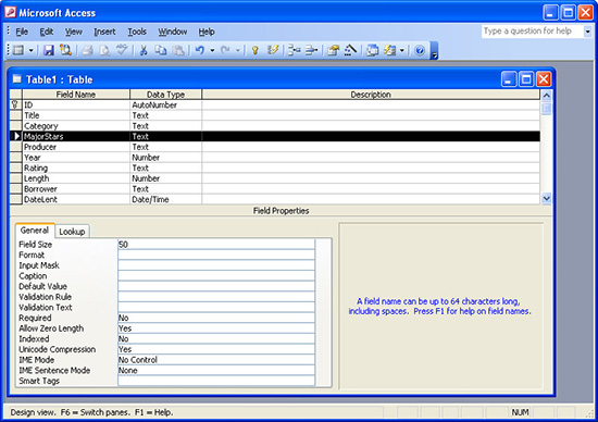 create a data structure