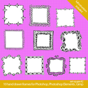 Square #2 Frame set