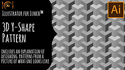 Illustrator for Lunch Make a 3D Y Shape Pattern