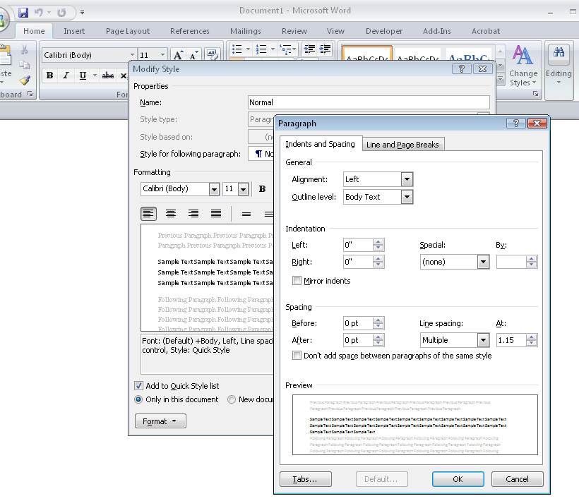 how to update office word