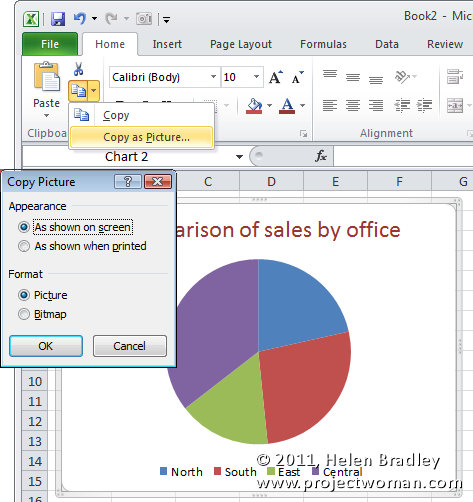 How To Copy And Paste A Chart